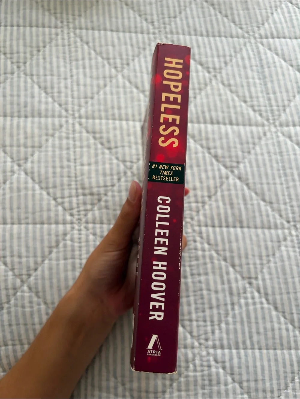 Hopeless Paperback Novel - Colleen Hoover